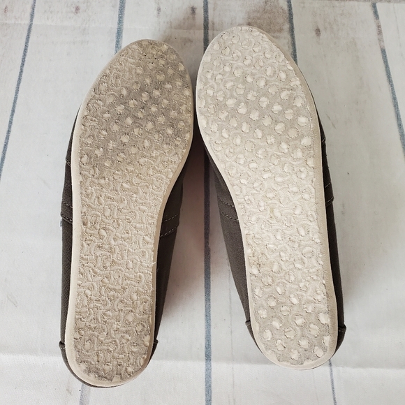 Toms Alpargata Ash Canvas Slip Ons Size W5 - Picture 11 of 12